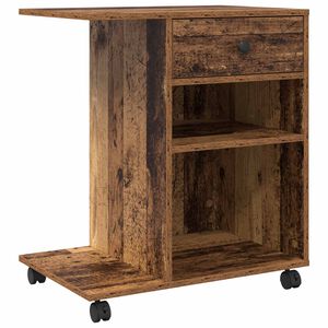 vidaXL Skiverstativ Gammelt tre 60 x 40 x 68,5 cm Konstruert tre