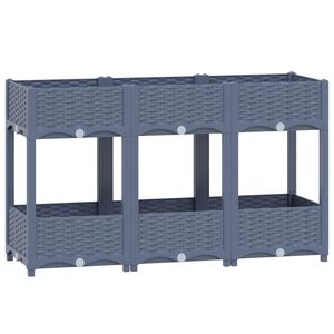 vidaXL H&oslash;ybed 120x40x71 cm polypropylen