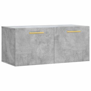 vidaXL Veggskap betonggr&aring; 80x36,5x35 cm konstruert tre