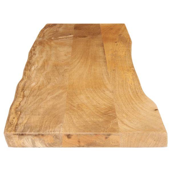 vidaXL Bordplate 160x40x2,5 cm naturlig kant heltre mango