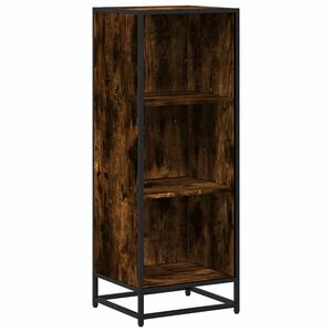 vidaXL Bokhylle r&oslash;kt eik 40x35x107,5 cm konstruert tre