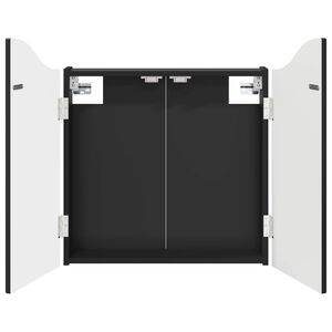 vidaXL Dartbrettskap Svart 56 x 12 x 63 cm Konstruert tre