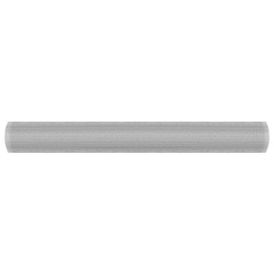 vidaXL Nettingskjerm aluminium 60x1000 cm sølv