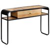 vidaXL Konsollbord 118x30x75 cm heltre mango