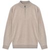 vidaXL Herregenser glidelås beige M