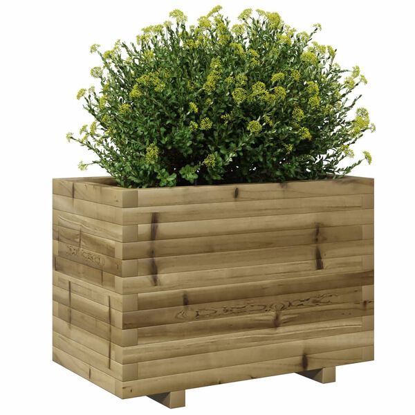 vidaXL Plantekasse 70x40x49,5 cm impregnert furu