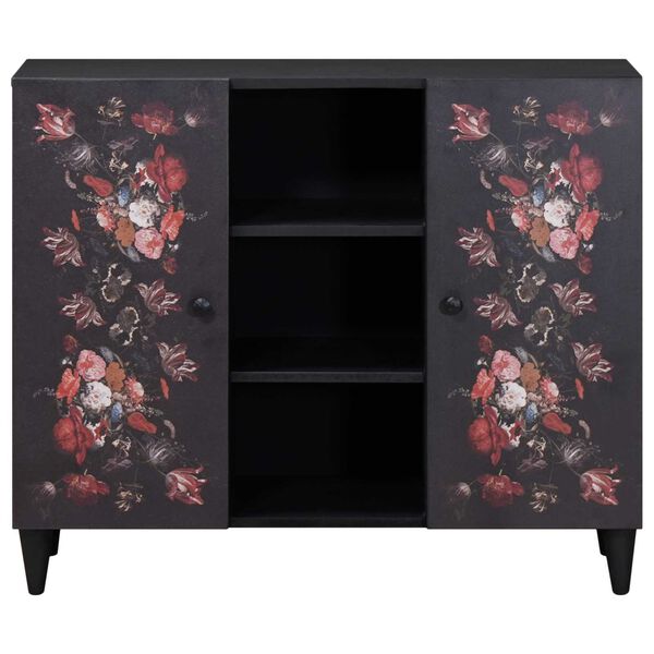 vidaXL Oppbevaringsskap Flerfarget 90 x 33,5 x 75 cm Massiv mango tre