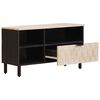 vidaXL TV-skap Hvit Vask Finish 80 x 33 x 46 cm Massiv mango tre