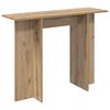 vidaXL Konsollbord Artisan eik 100 x 30 x 75 cm Konstruert tre