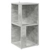 vidaXL Hj&oslash;rneskap betonggr&aring; 33x33x67 cm konstruert tre