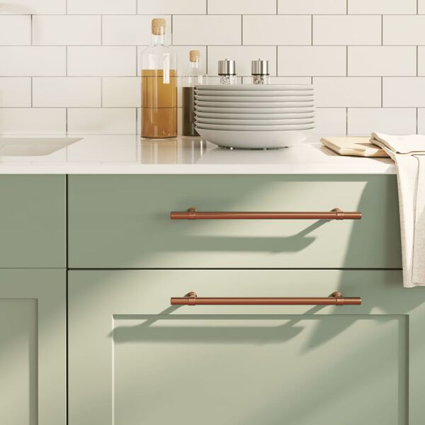 vidaXL Skaph&aring;ndtak 5 stk bronse 224 mm rustfritt st&aring;l