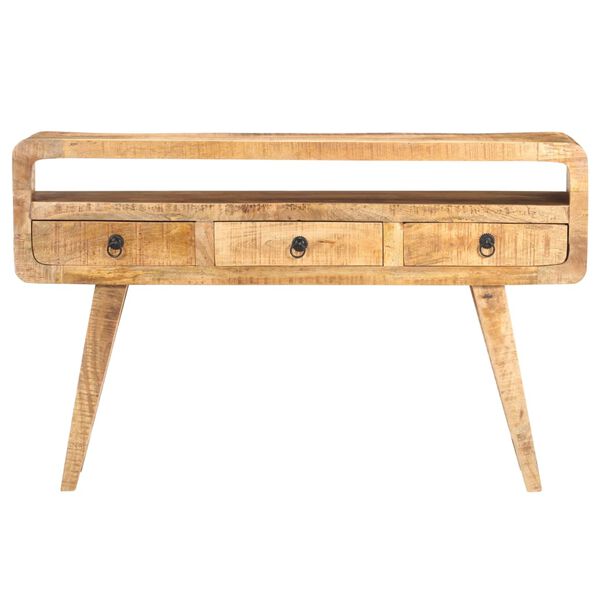 vidaXL Skjenk 120x30x75 cm grovt mango tre