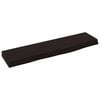 vidaXL Vegghylle m&oslash;rkebrun 40x10x2 cm behandlet heltre eik