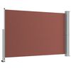 vidaXL Uttrekkbar sidemarkise 160x300 cm brun
