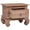 vidaXL Nattbord 45x35x40 cm heltre teak
