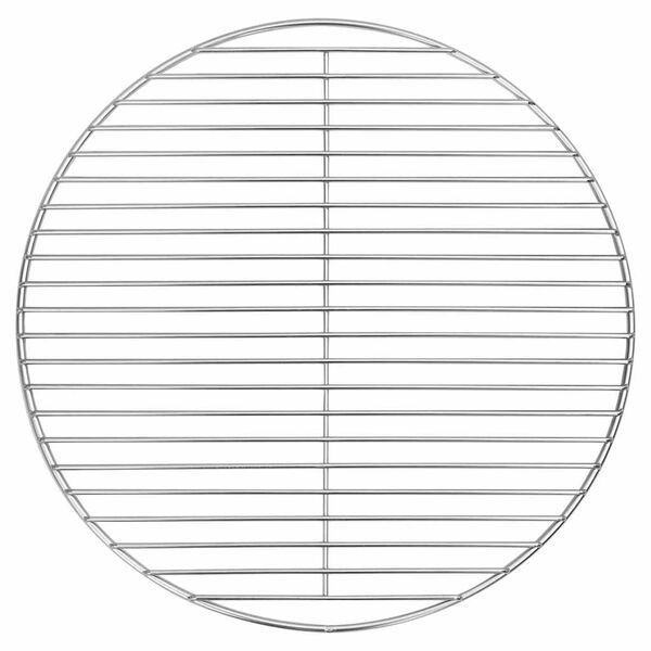 vidaXL Grillrist sølv 43 x 43 cm Rustfritt Stål