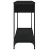 vidaXL Konsollbord svart 100x34,5x75 cm konstruert tre