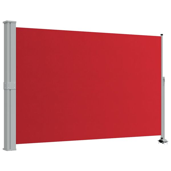 vidaXL Uttrekkbar sidemarkise 160x300 cm r&oslash;d