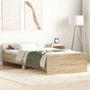 vidaXL Sengeramme uten madrass sonoma eik 100x200 cm konstruert tre