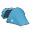 vidaXL Tunneltelt for camping 4 personer bl&aring; vanntett