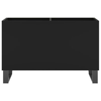 vidaXL Hifi-benk svart 74,5x38x48 cm konstruert tre