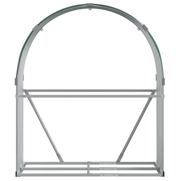 vidaXL Vedholder gr&oslash;nn 120x45x140 cm galvanisert st&aring;l