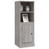 vidaXL Highboard grå sonoma 36x35,5x103,5 cm konstruert tre