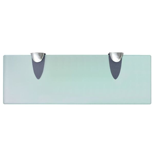 vidaXL Flytende hyller 2 stk glass 30x10 cm 8 mm