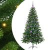 vidaXL Juletre med 150 LED med stativ gr&oslash;nn 150 cm PE