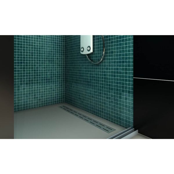 vidaXL Avl&oslash;p Hvit 88 x 8.8 x 8.5 cm Metall