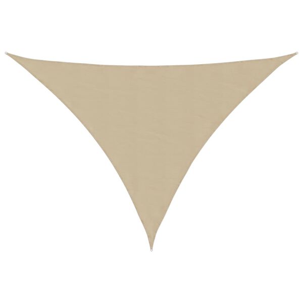 vidaXL Solseil beige 7x5x5 m 100% polyester oxford