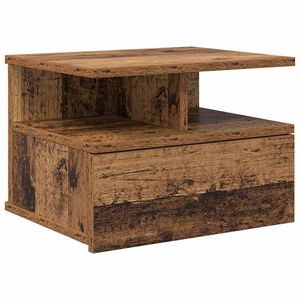 vidaXL Flytende Nattbord Gammelt tre 40 x 31 x 28 cm Konstruert tre
