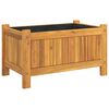 vidaXL Plantekasse med foring 54x31x30 cm helte akasie