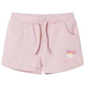 Barneshorts med snor blandet lyserosa 128