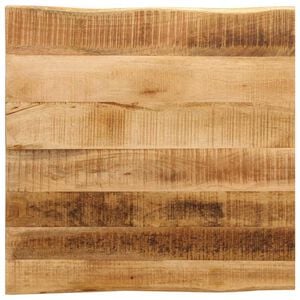 vidaXL Bordplate naturlig kant 40x40x3,8 cm grovt heltre mangotre