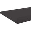vidaXL Flytende hylle Veggmontert 2 pcs Svart 40 x 17,5 x 2,5 cm St&aring;l