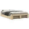 vidaXL Sengeramme uten madrass sonoma eik 140x200 cm konstruert tre