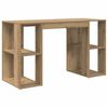 vidaXL Skrivebord Artisan Eik Konstruert tre 130 x 50,5 x 75 cm