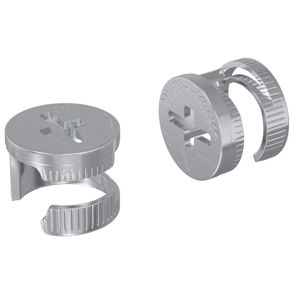 vidaXL Kamel&aring;semuttere 2 pcs s&oslash;lv 12 x 10 mm St&aring;l
