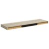 vidaXL Flytende vegghyller 2 stk eik 80x23,5x3,8 cm MDF