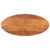 vidaXL Bordplate 90x40x3,8 cm oval heltre akasie