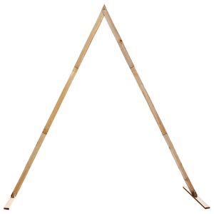 vidaXL Bryllupsbue Lys Brun 202 x 95 x 254 cm Heltre furu