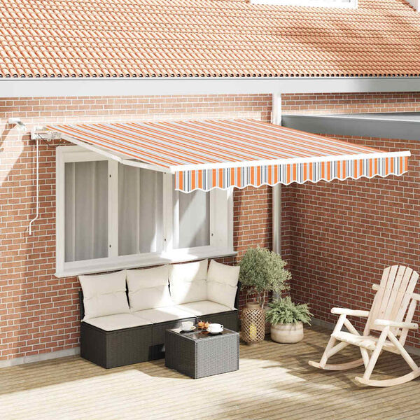 vidaXL Innvendbar Markise Flerfarget 300 x 250 cm Polyester og Metall