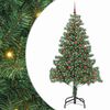 vidaXL Juletre gr&oslash;nn 210 cm PVC