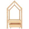 vidaXL Ramme for barneseng med skuff heltre furu 70x140 cm