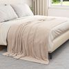vidaXL Kastteppe Beige 150 x 200 cm Fleece