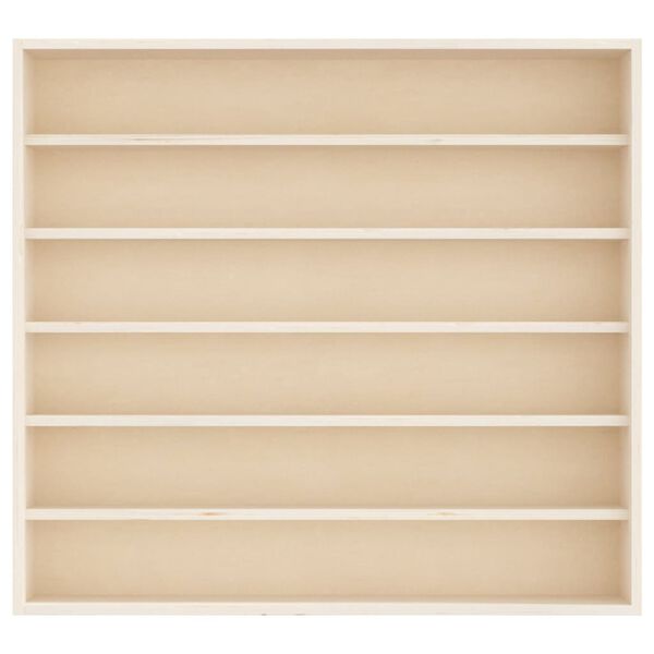 vidaXL samlereutstilling i tre med 6 hyller 60x8,5x55 cm
