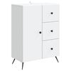 vidaXL Serviesskap med skuff Hvit 66 x 34,5 x 90 cm Konstruert tre