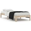 vidaXL Sengeramme heltre furu 90x200 cm