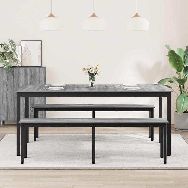 vidaXL Spisebord Konstruert tre